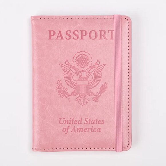 2/$30 New! Pink Passport Holder - Picture 1 of 8